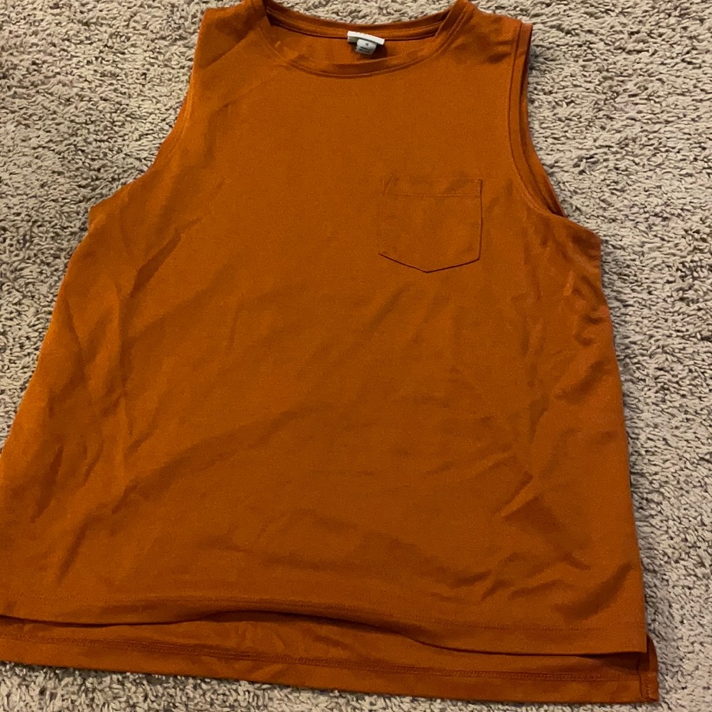 Burnt orange tank